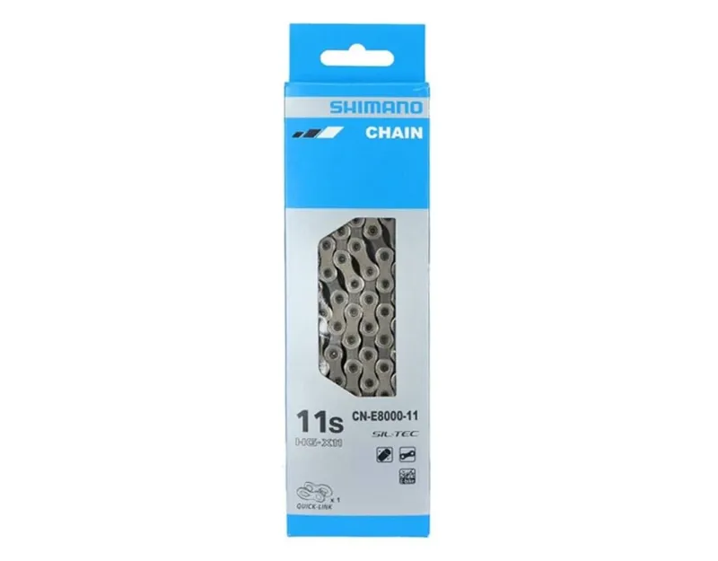 CHAIN E8000 11 Speed 138L S/ TEC Silver-1